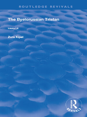 cover image of The Byelorussian Tristan